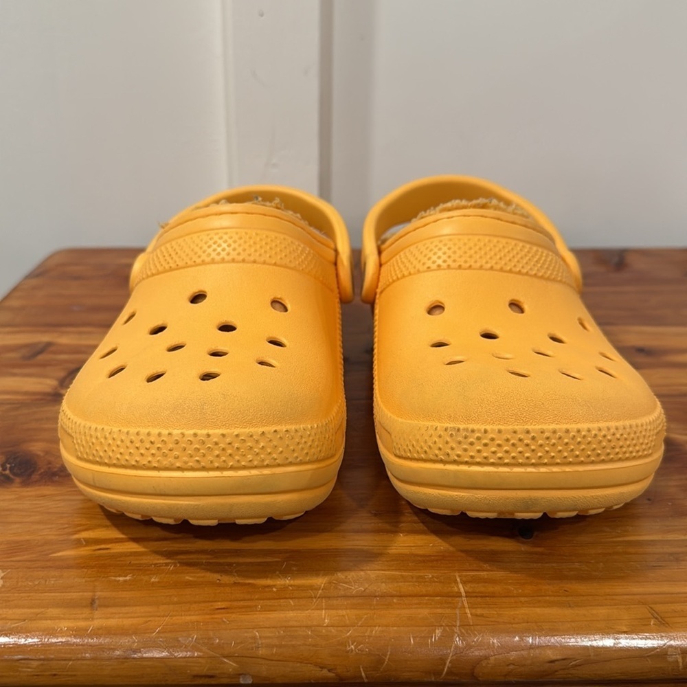 Crocs Classic Lined Yellow Clogs - image 4